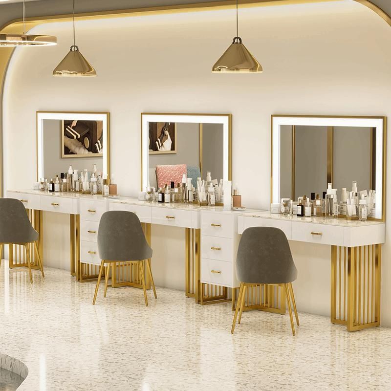 Beauty Makeup Store - Coiffeuse de luxe légère pour magasins
