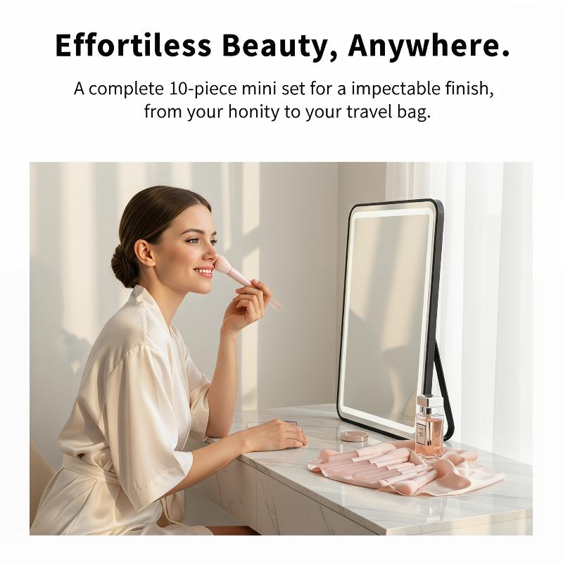 Beauty Makeup Events - Ensemble de pinceaux de maquillage synthétiques,