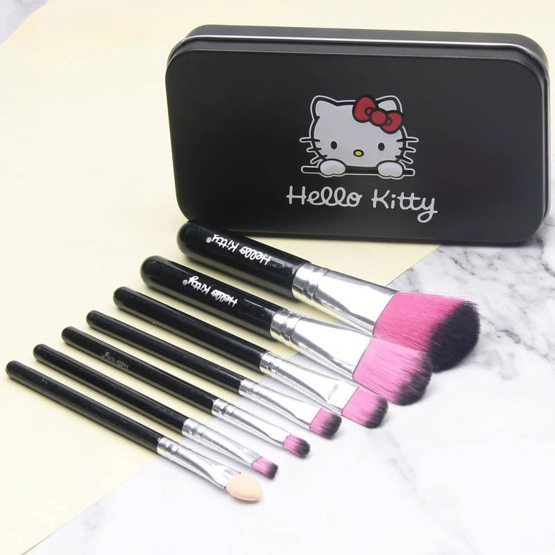 Beauty Makeup Background - Ensemble de pinceaux de maquillage Kawaii