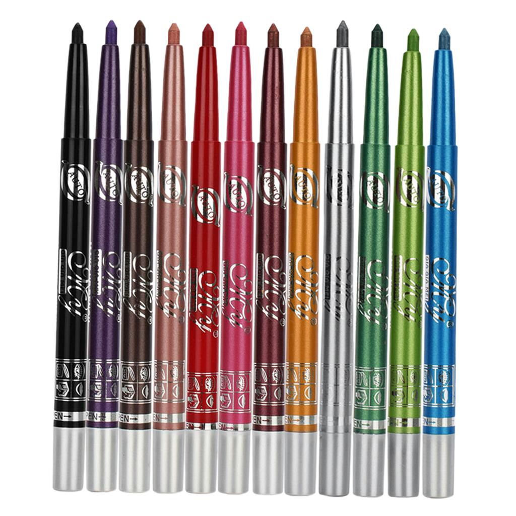 Beauty Makeup Look - Kit de stylo crayon Eyeliner coloré,