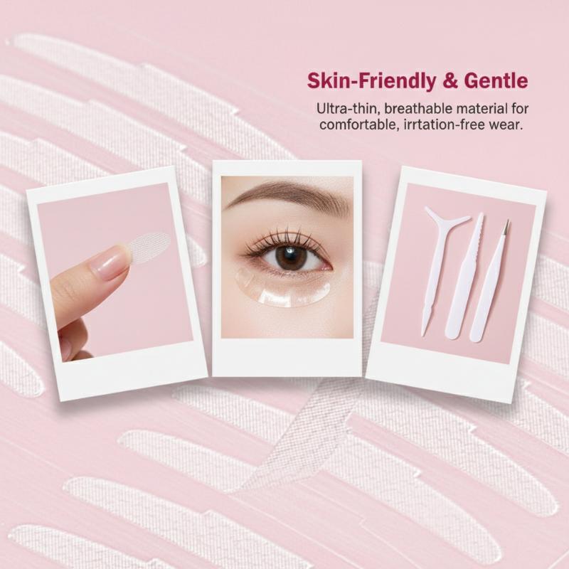 Beauty Makeup Look - Bandes adhésives pour paupières, 600 pièces,