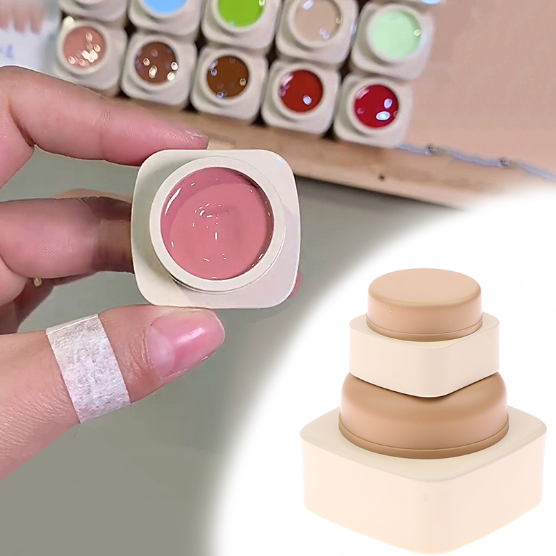 Beauty Makeup Tools - Pot carré vide en plastique 5/20g