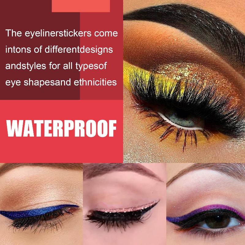 Beauty Makeup Look - Ensemble de faux cils et autocollants