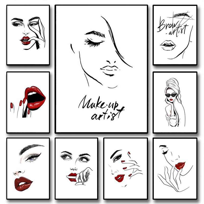 Beauty Makeup Hd - Affiche de maquillage tendance, citations sexy