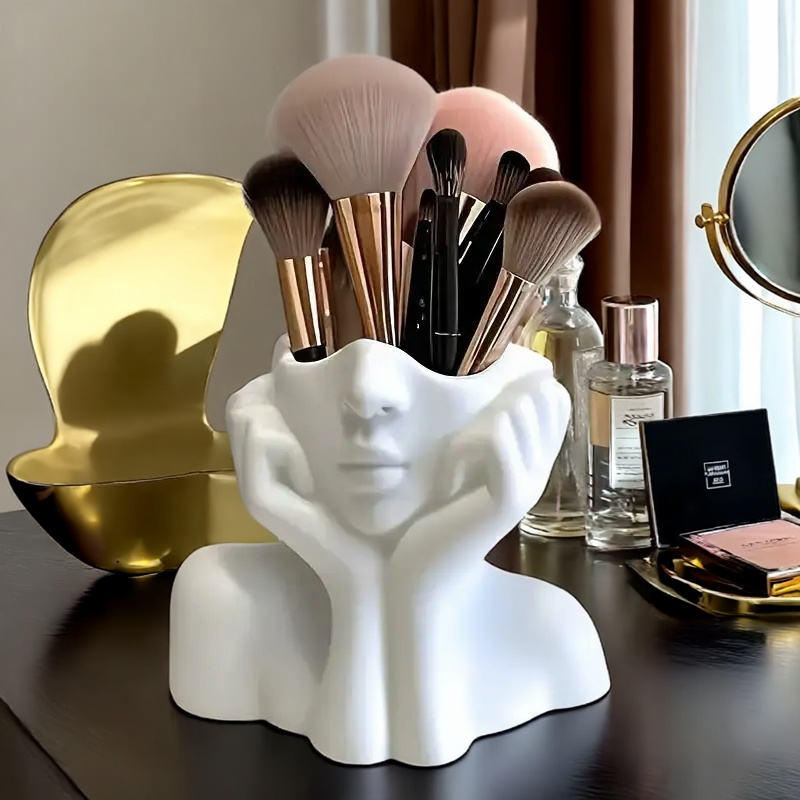 Makeup Beauty Ro - Porte-brosse de maquillage en forme de