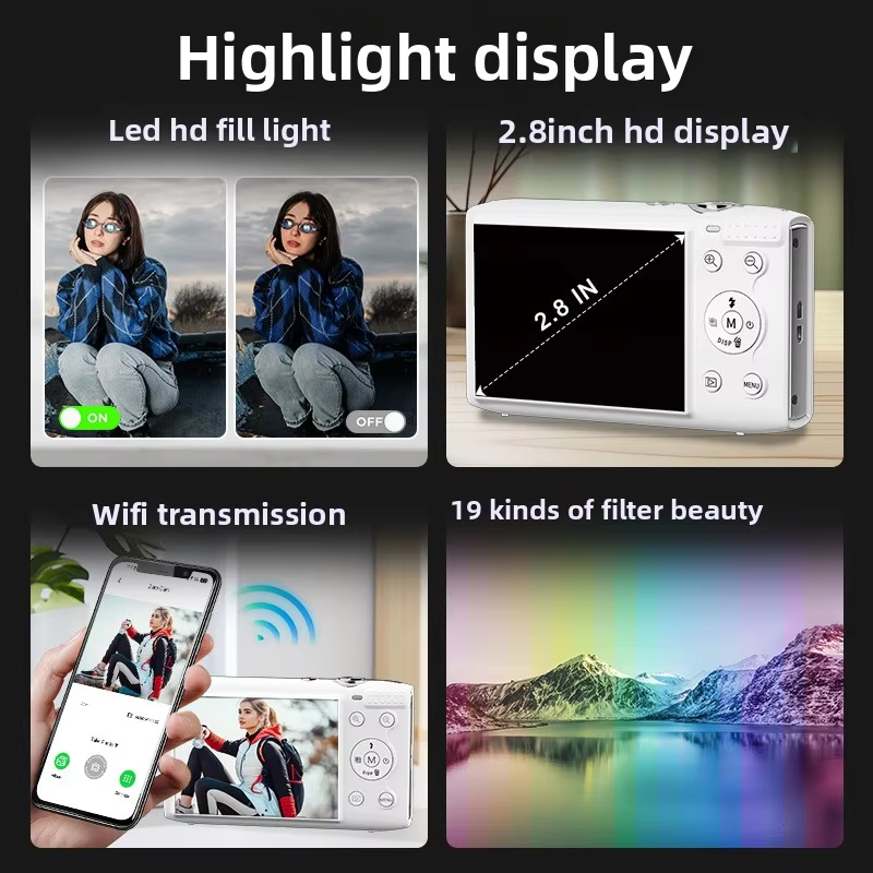 Caméra vidéo 72MP 5K Ultra HD  - Beauty Makeup Camera App avis et prix