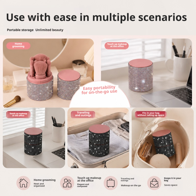 Tube de rangement pour pinceau - Beauty Makeup Background avis et prix
