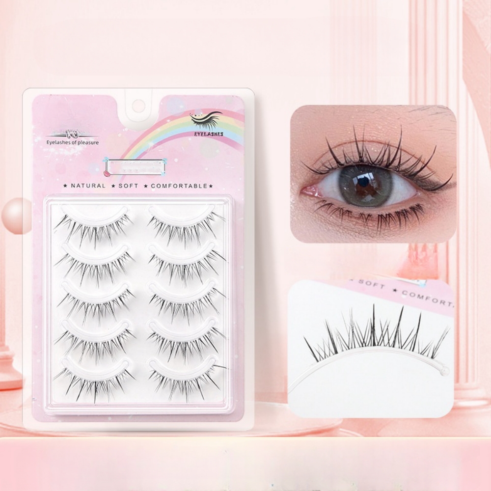 5 paires de faux cils ondulés  - Beauty Makeup Look avis et prix