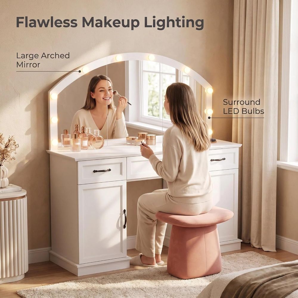Grand miroir de maquillage à 5 - Beauty Makeup Hd avis et prix