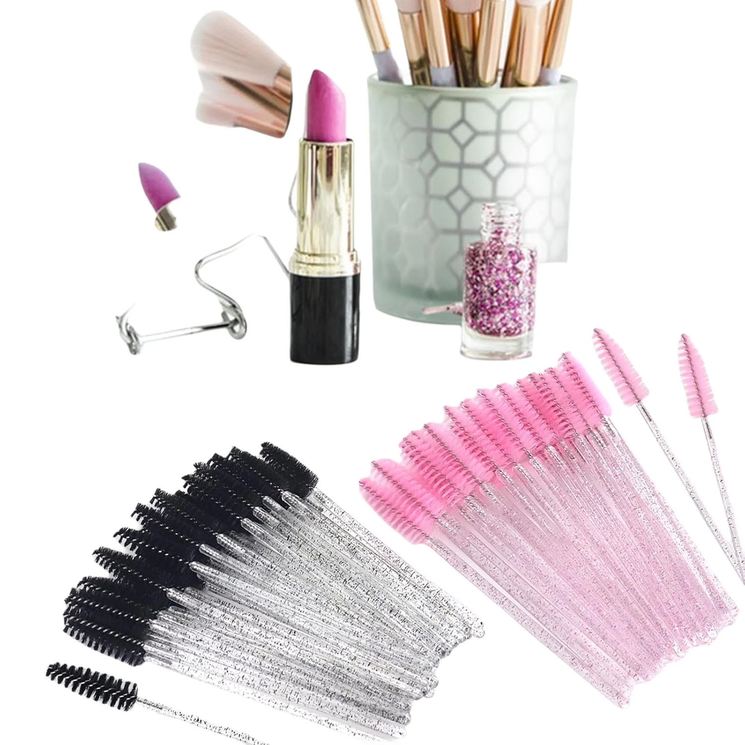 Baguettes de brosses à cils je - Beauty Makeup Background avis et prix