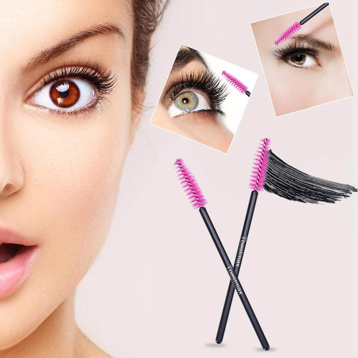 Baguettes de brosses à cils je - Beauty Makeup Background avis et prix