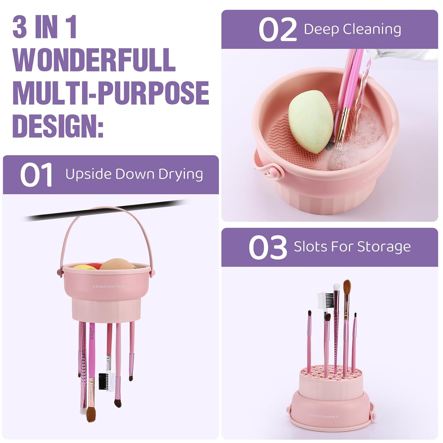 Bol de nettoyage pour pinceaux - Makeup Beauty Set avis et prix