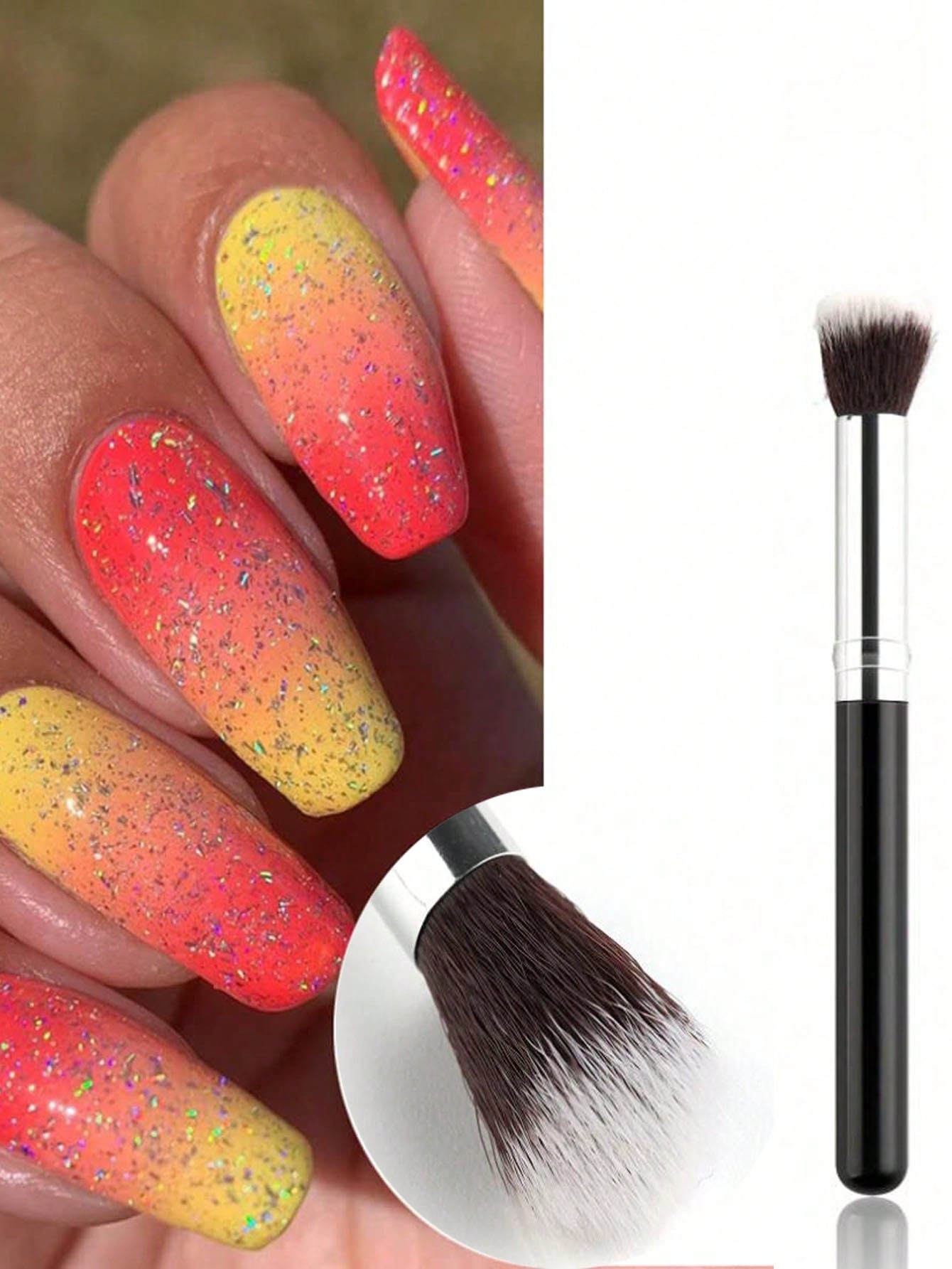 Ensemble de pinceaux pour Nail - Beauty Makeup Background avis et prix
