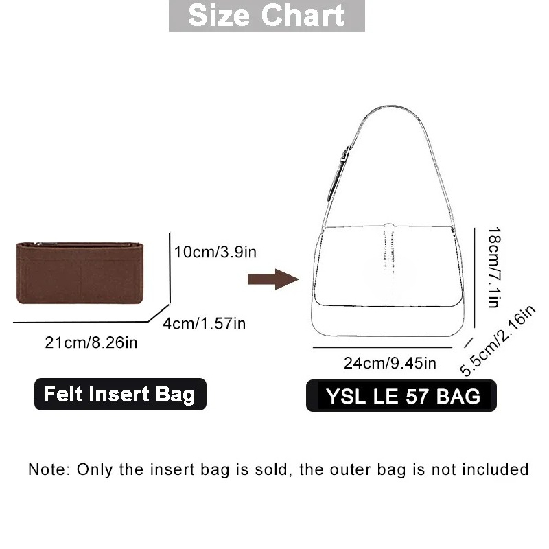 CloToner-Sac à main en feutre, - Ysl Beauty Makeup Bag avis et prix