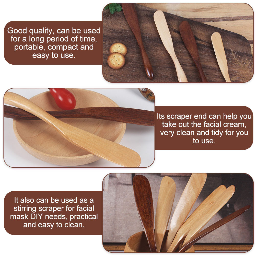 4 pièces Spatules en bois pour - Beauty Makeup Tools avis et prix