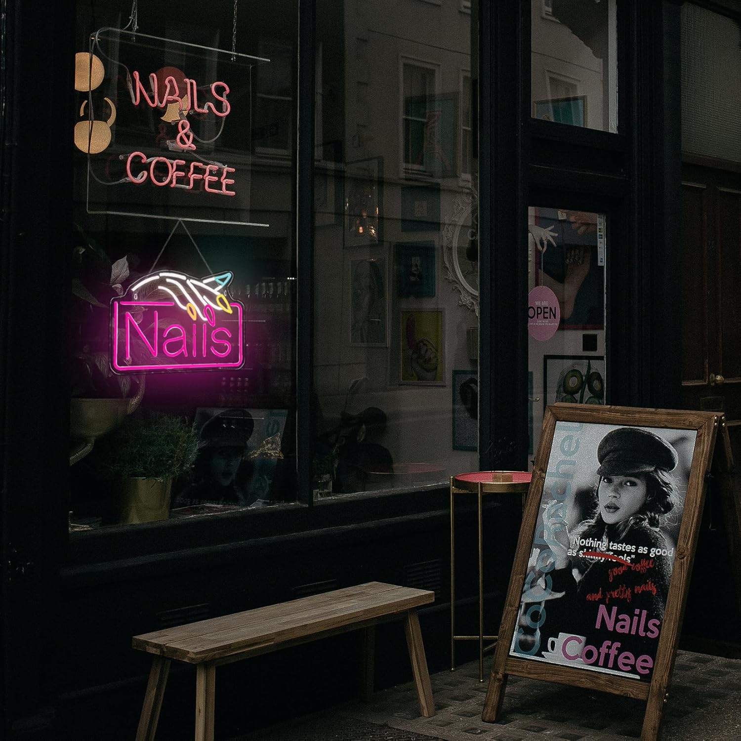Enseigne néon « Nails » – Lumi - Beauty Makeup Store avis et prix
