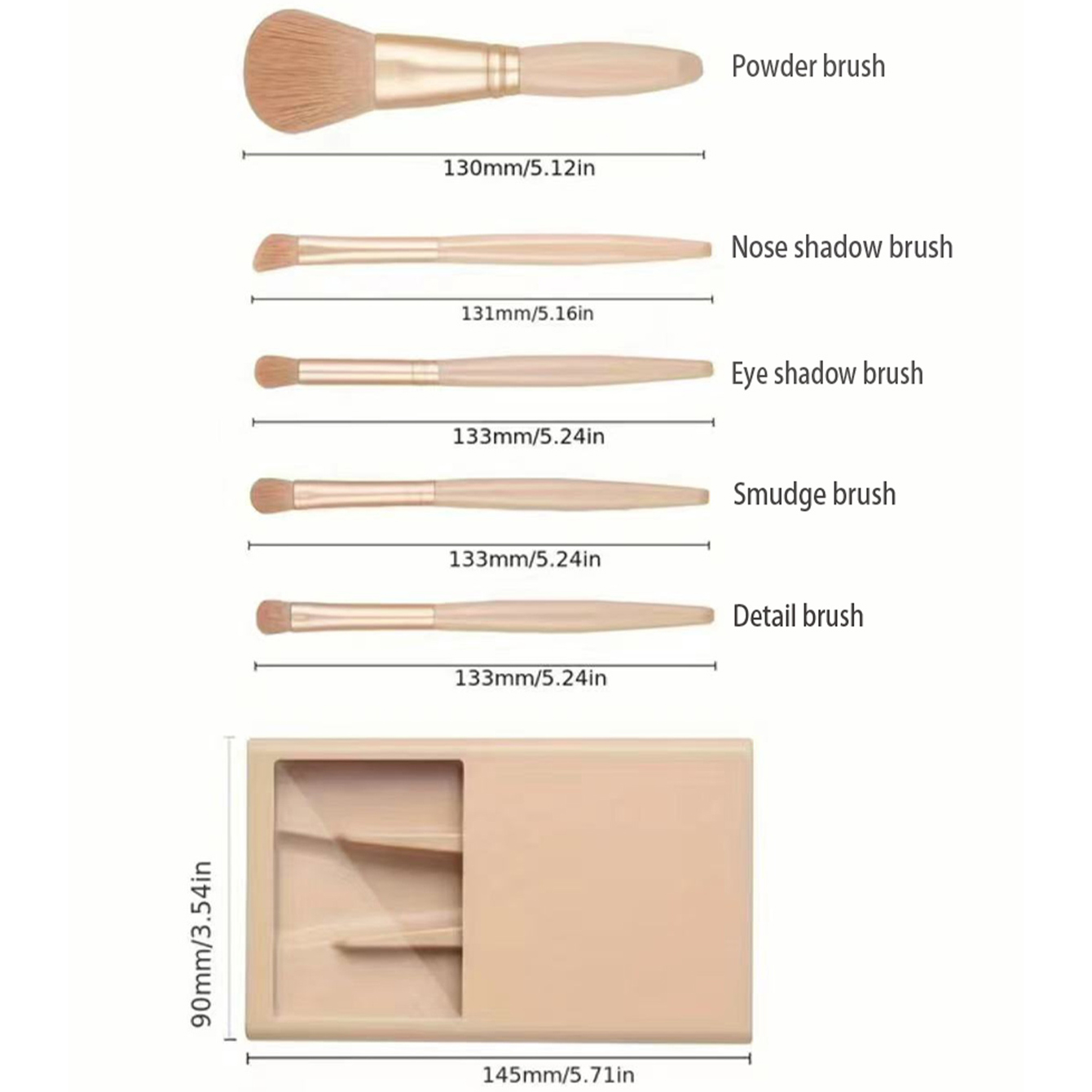 Kit de pinceaux cosmétiques av - Makeup Beauty Set avis et prix