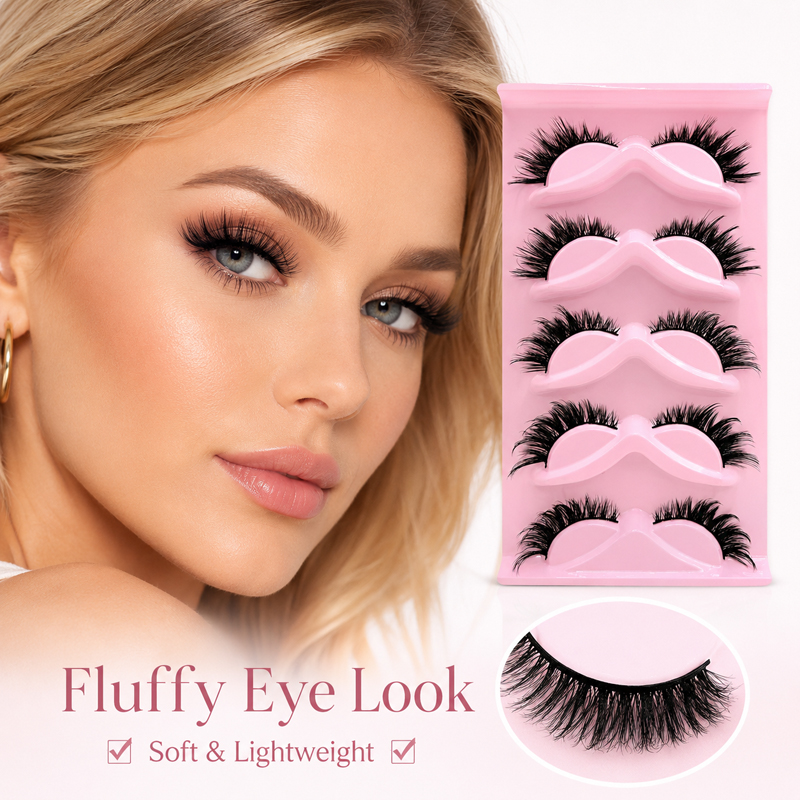 5 paires, 2 styles, faux cils  - Beauty Makeup Look avis et prix