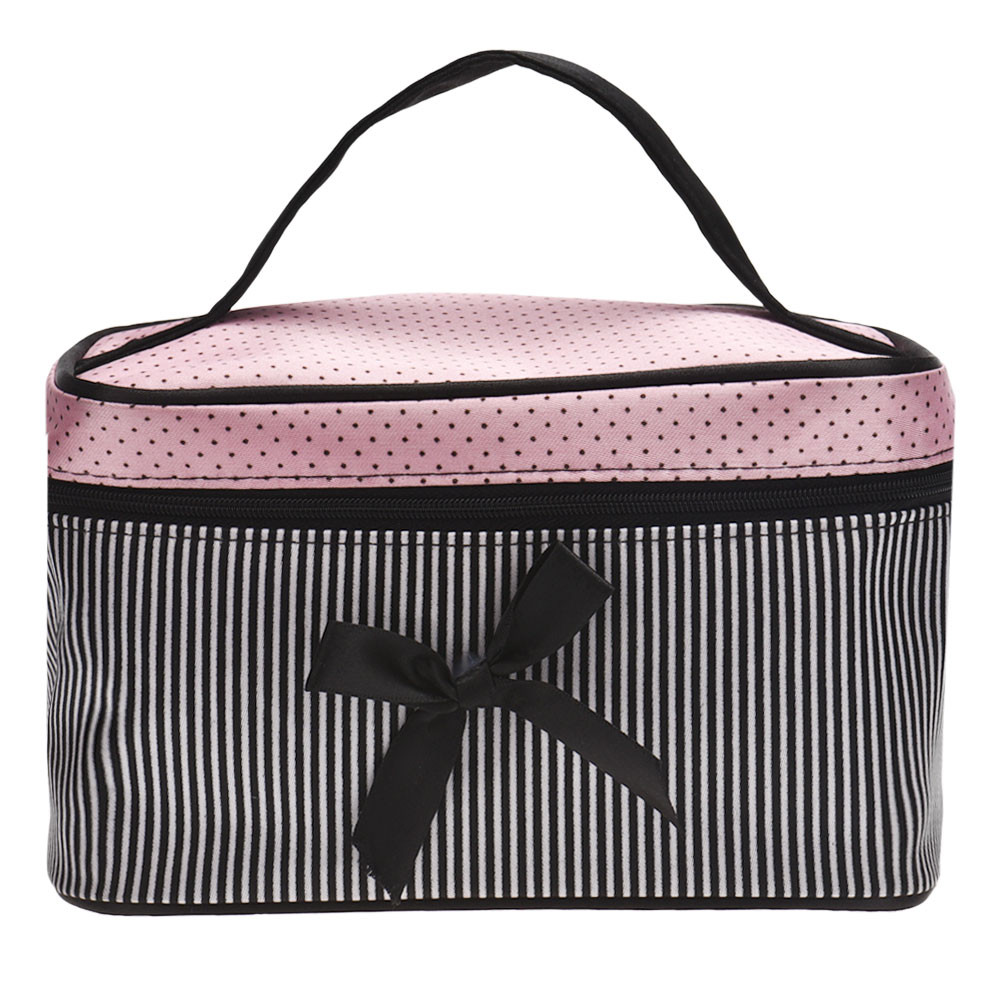 Trousse de maquillage à rayure - Ysl Beauty Makeup Bag avis et prix