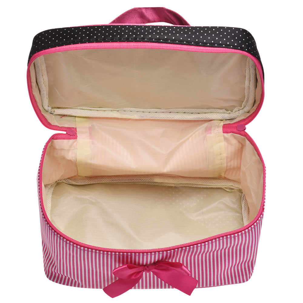 Trousse de maquillage à rayure - Ysl Beauty Makeup Bag avis et prix