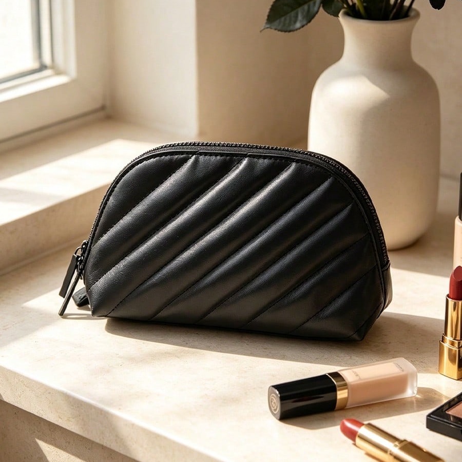 Sac à cosmétiques en cuir mate - Ysl Beauty Makeup Bag avis et prix