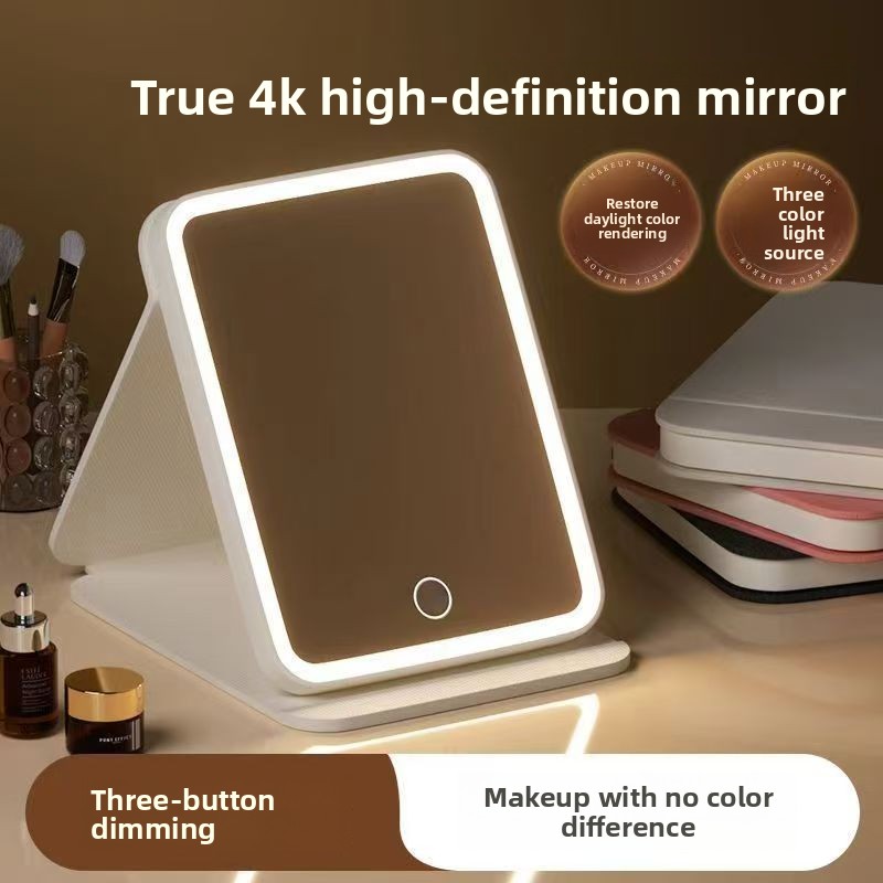 Miroir de maquillage LED pliab - Beauty Makeup Hd avis et prix