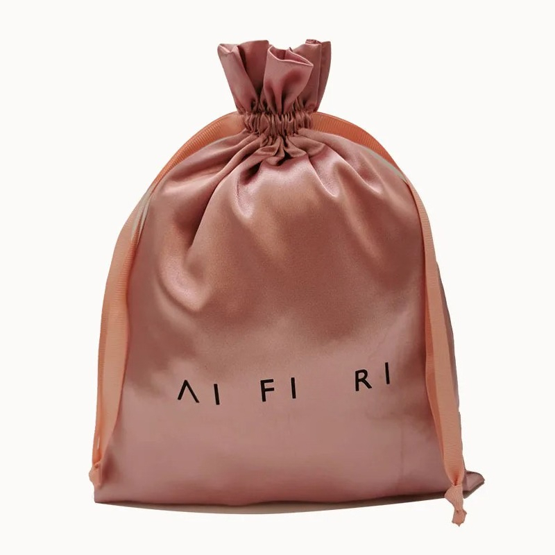 Sacs à cordon en satin avec lo - Makeup Beauty House avis et prix